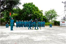 Nâng cao chất lượng huấn luyện dân quân, tự vệ